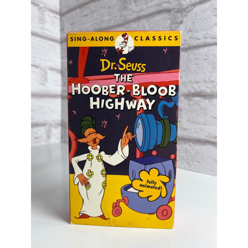 Dr Seuss The Hoober-Bloob Highway VHS Sing-Along Classics 1994 Fox Video VNTG